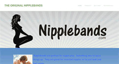 Desktop Screenshot of nipplebands.com